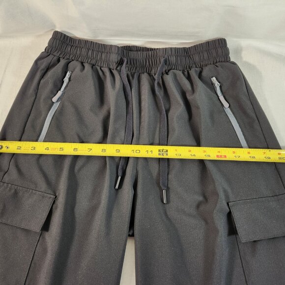 Farungs Women's Activewear Pants Stretch Waist Zip Pockets Jogging Sz Large - Picture 6 of 11